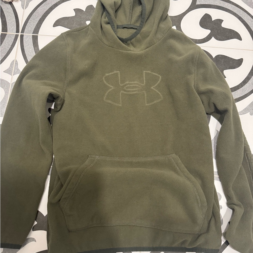Under Armour Boys Green Hoodie